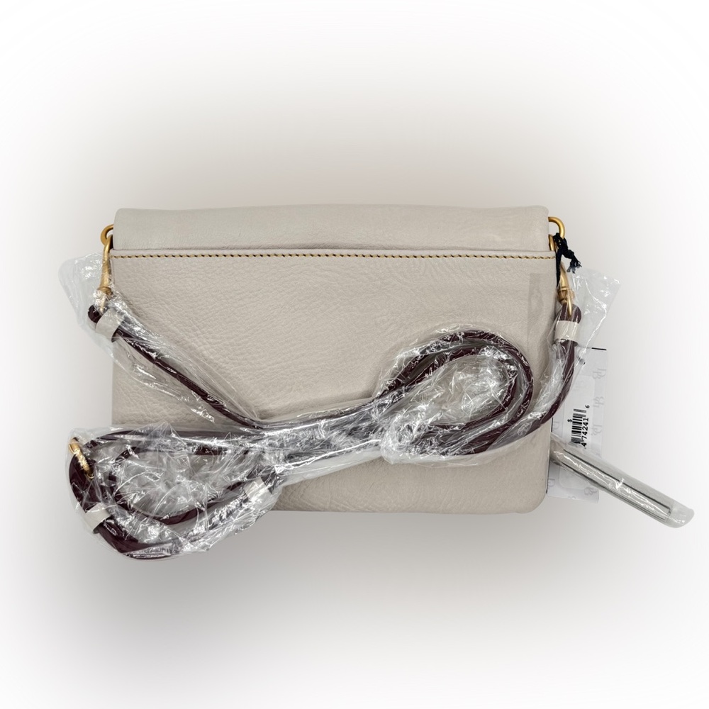 Dooney & Bourke Ecru Florentine Foldover Zip Crossbody - Picture 2 of 4